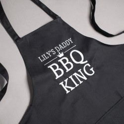 Your Name BBQ KING Apron